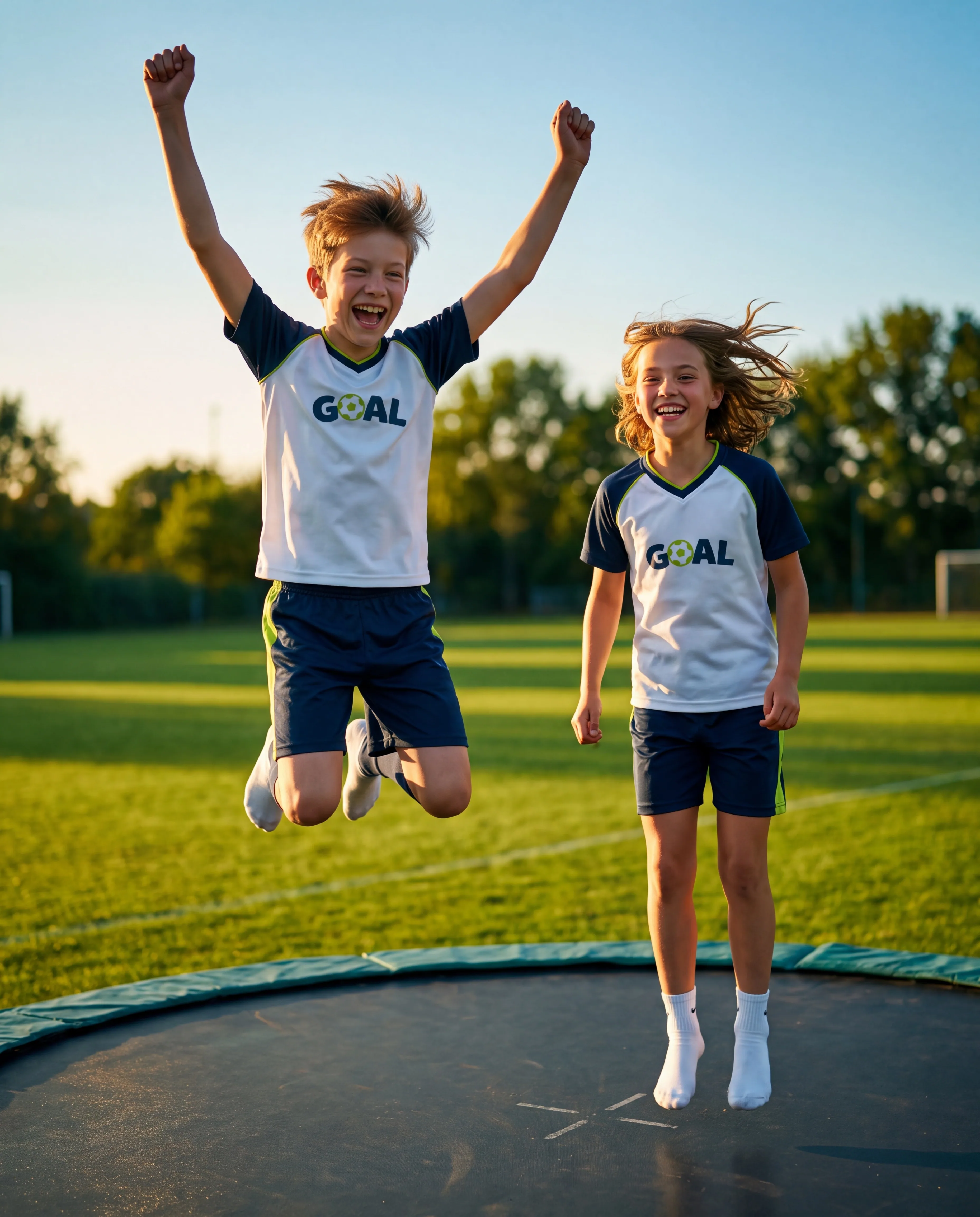 Doprovodný sportovní program na GOAL kempu.